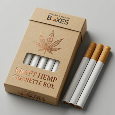 Kraft Hemp Cigarette Boxes