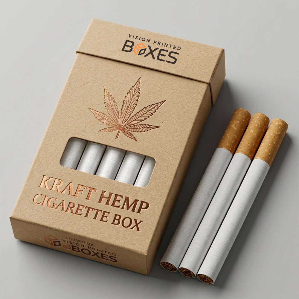 Kraft Hemp Cigarette Boxes